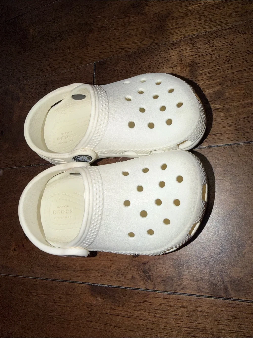 CROCS Kids Classic Clogs in White